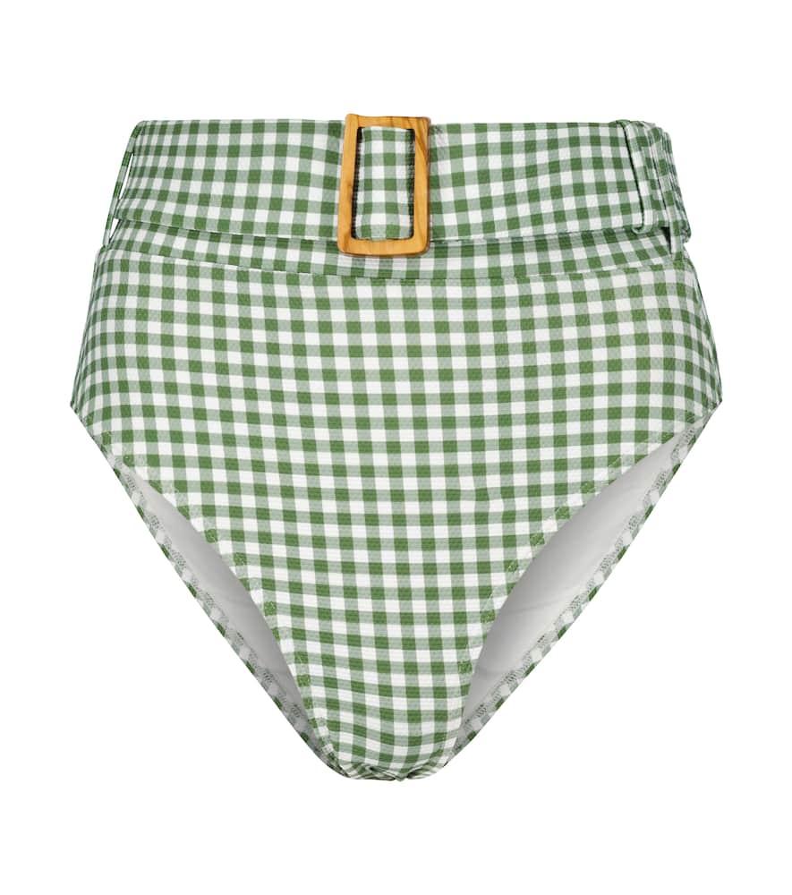 alexandra miro ursula gingham bikini bottoms