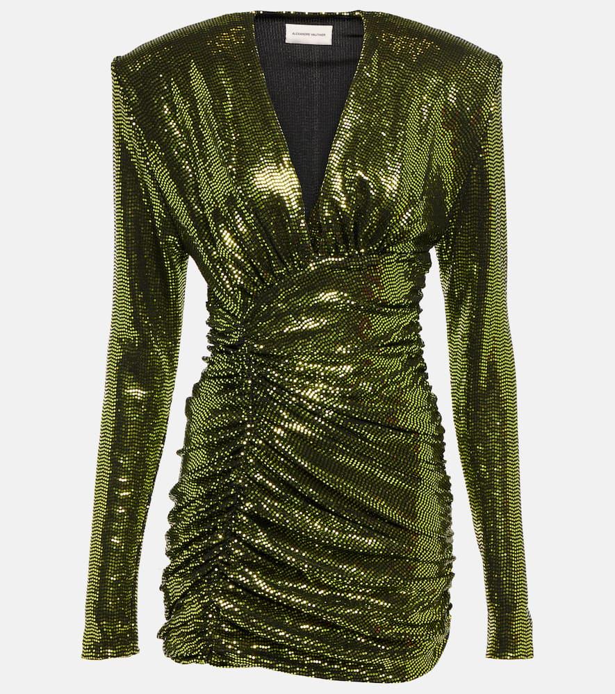 alexandre vauthier embellished minidress