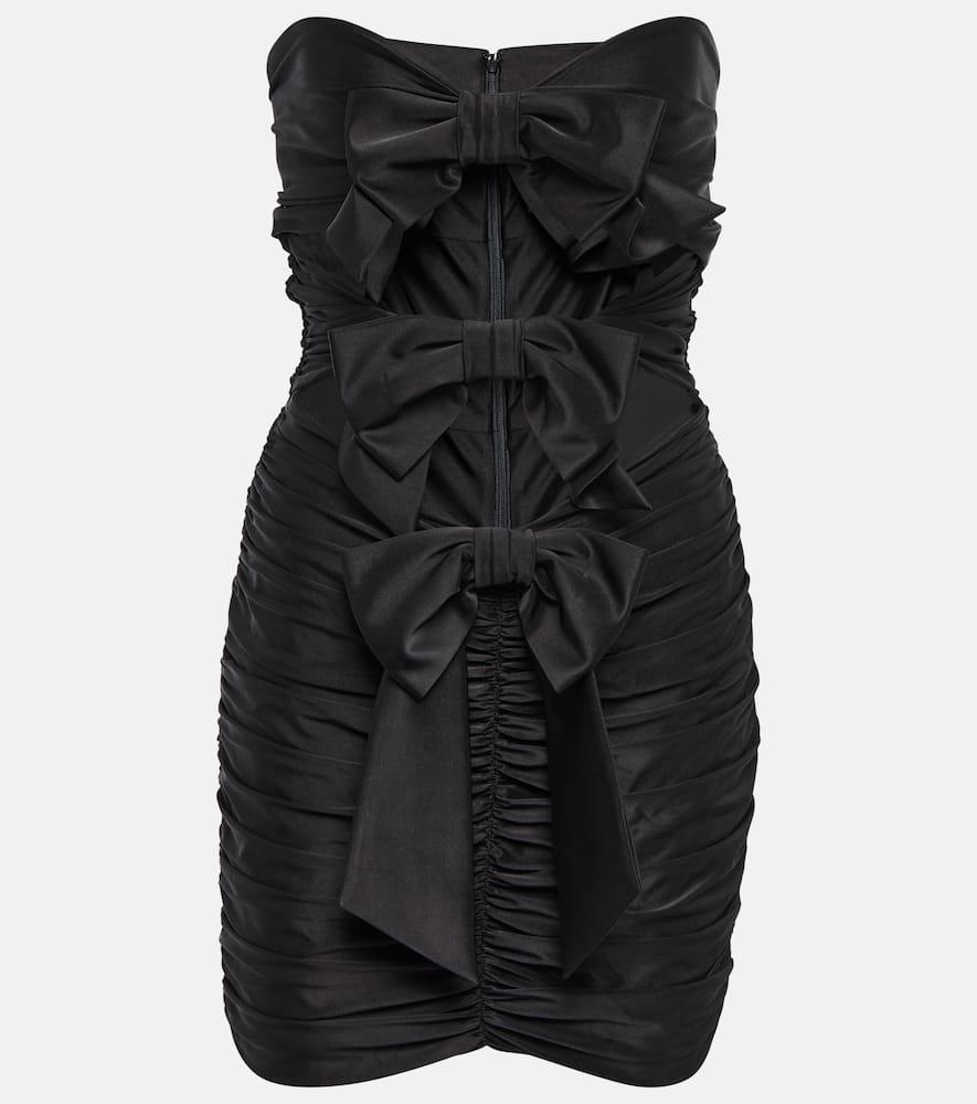alexandre vauthier strapless jersey minidress