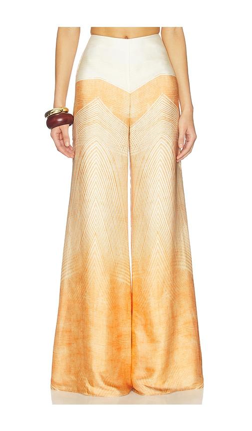 alexis andres pant in orange.