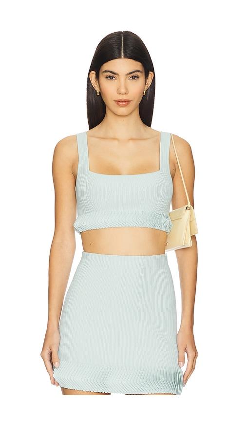 alexis dom top in blue.