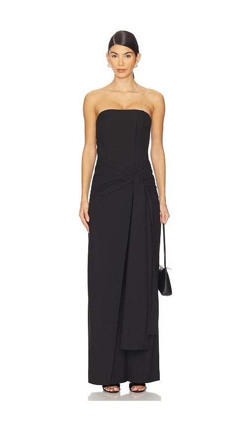 alexis kori jumpsuit in black.
