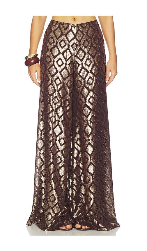 alexis maxine pant in brown.