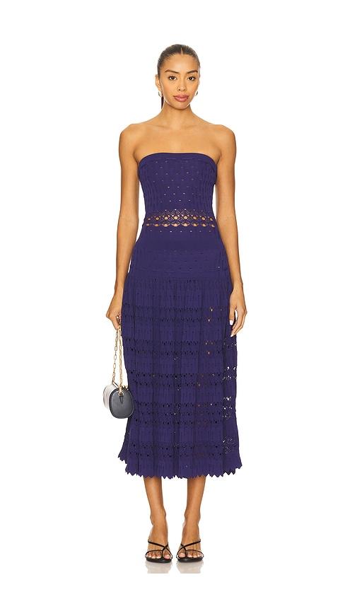 alexis payge dress in navy.