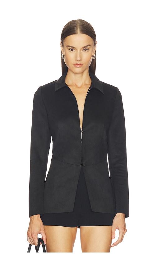 alexis shawn jacket in black.