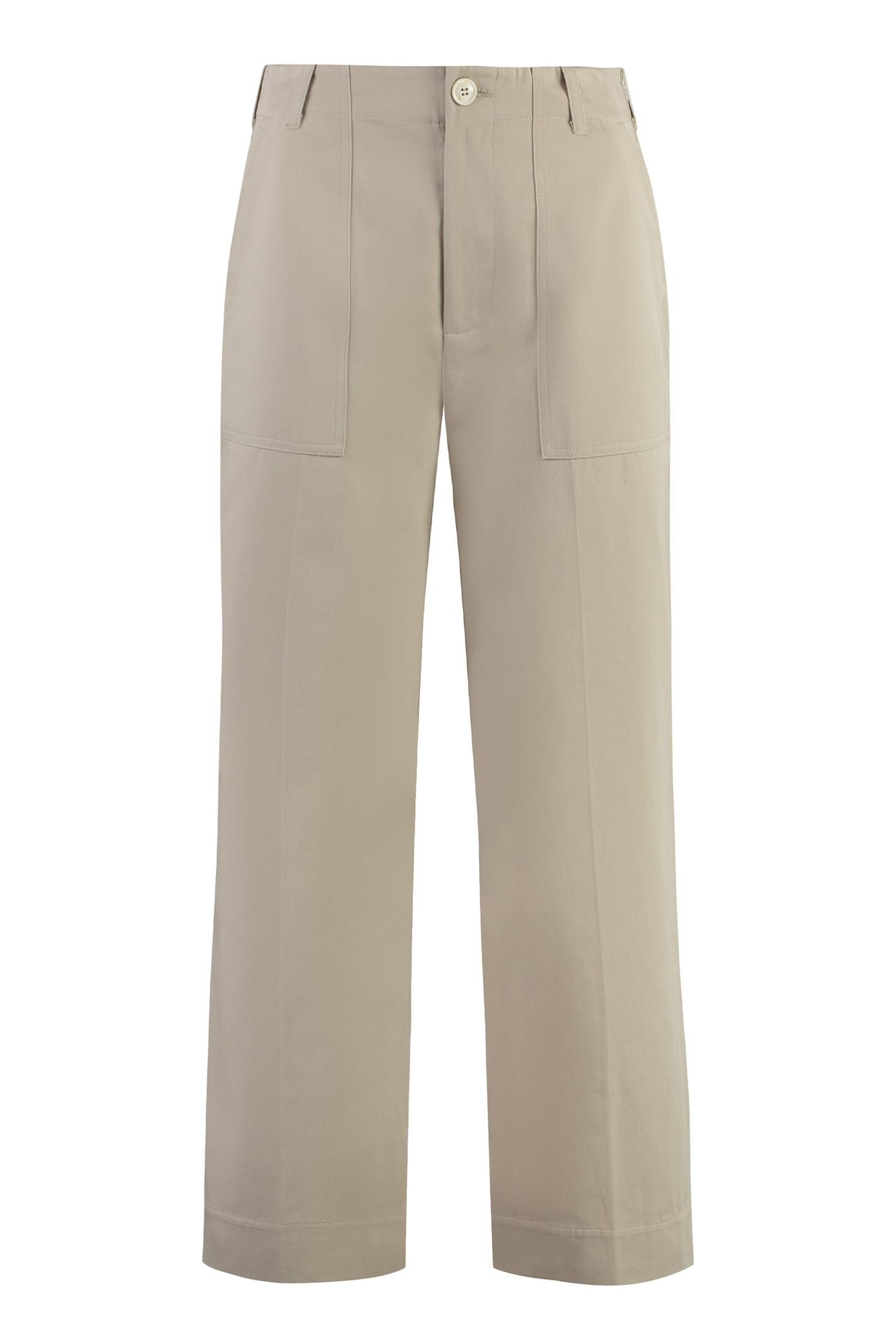 alfieri & st. john cotton cropped trousers