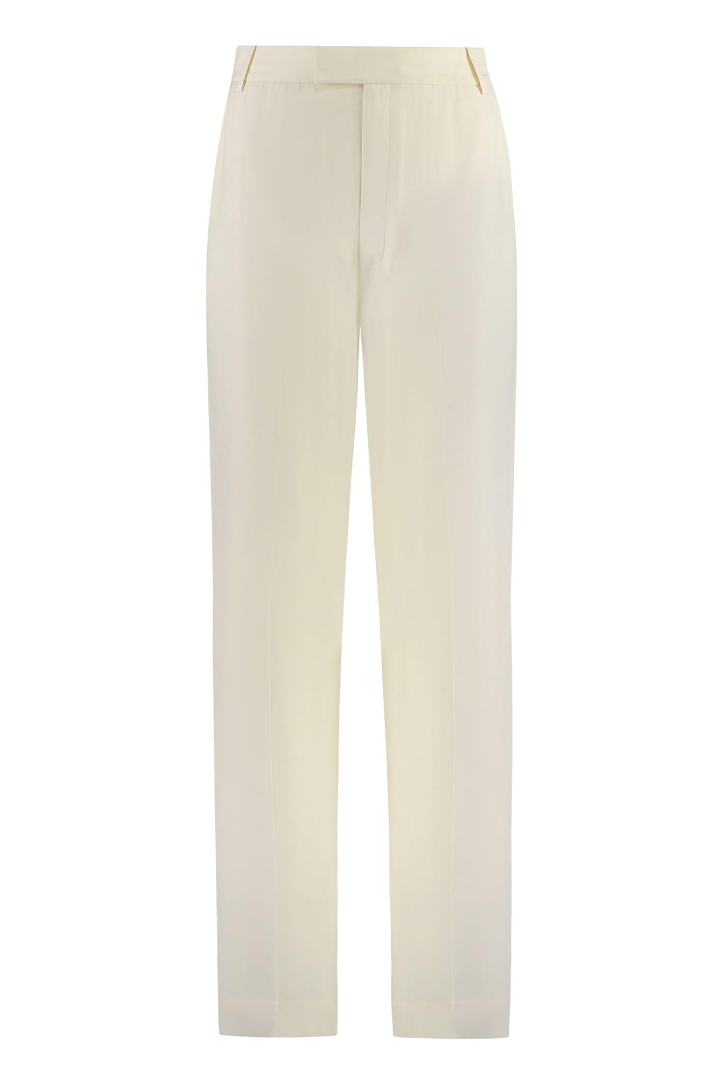 alfieri & st. john high-waist wide-leg trousers