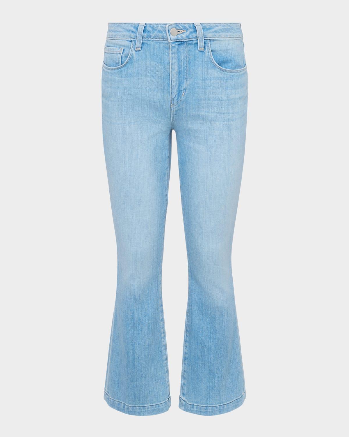 ali high-rise slim flare jeans