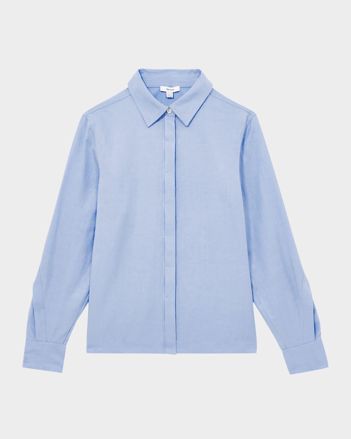 ali oversized button-down shirt