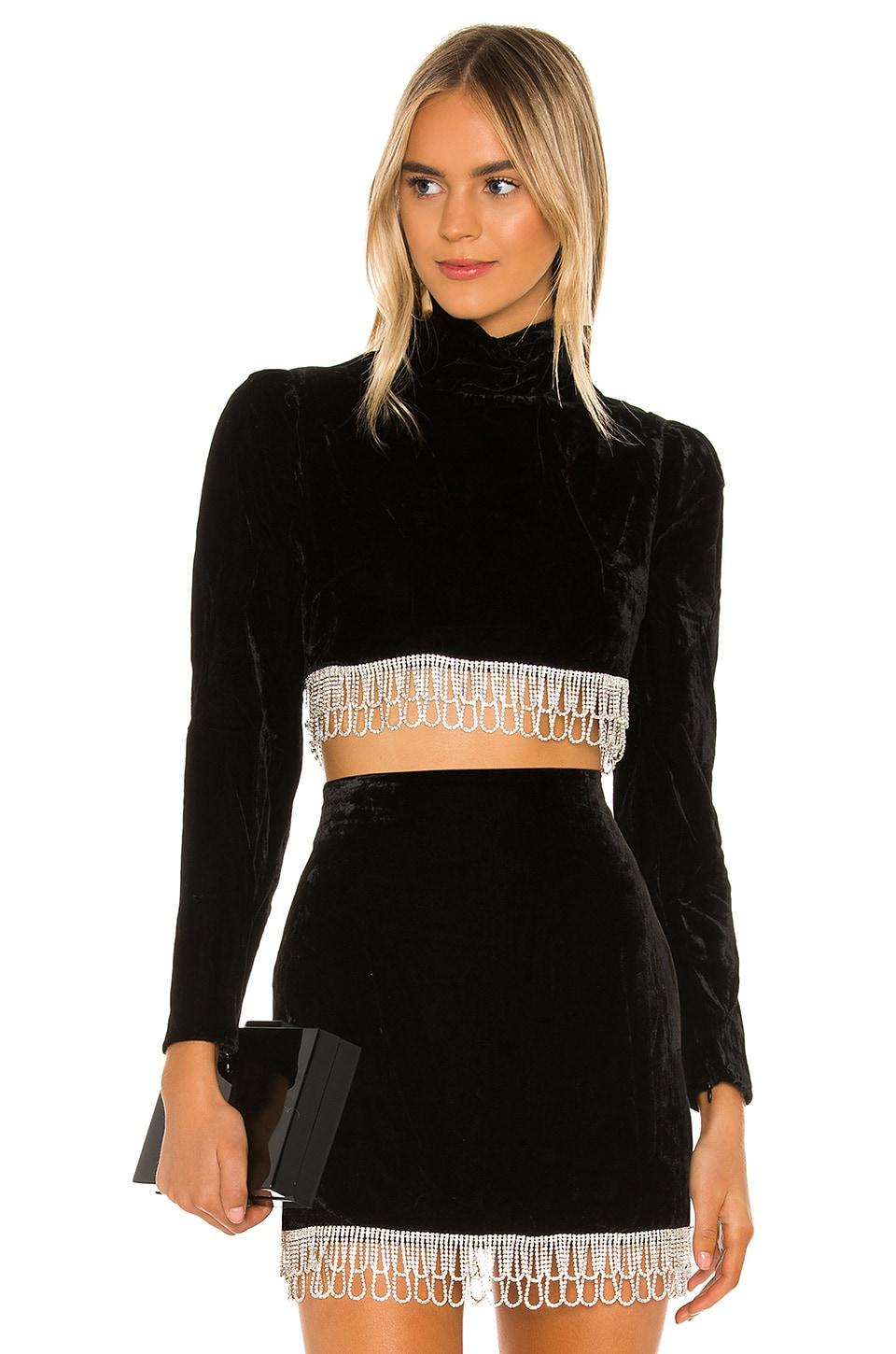 aliah cropped top