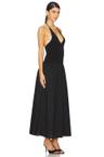 aliah halter midi dress