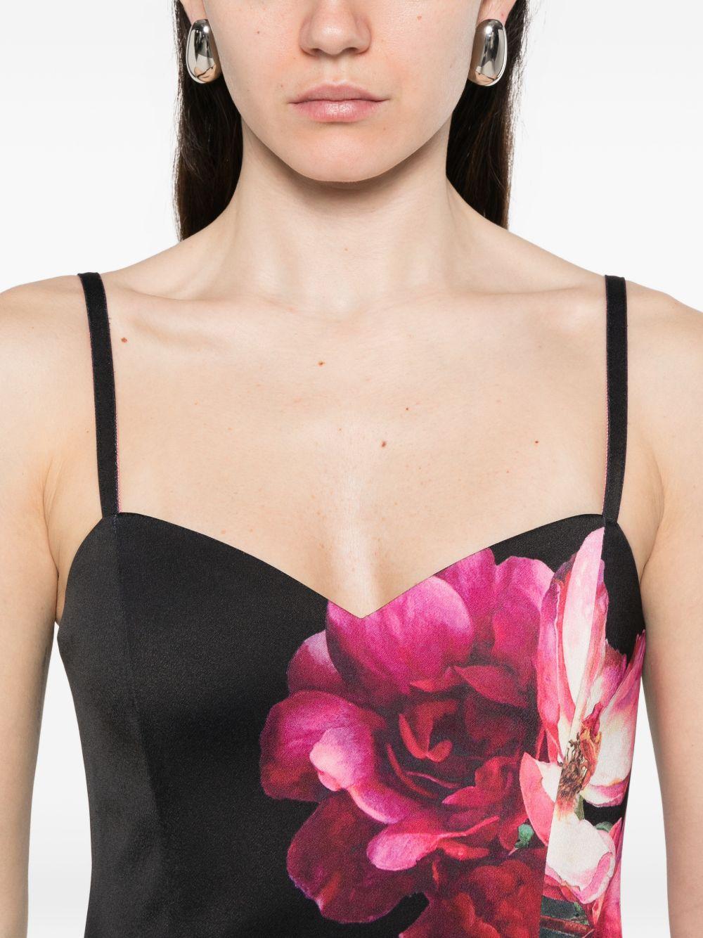 alice + olivia dresses black recycled polyester - women