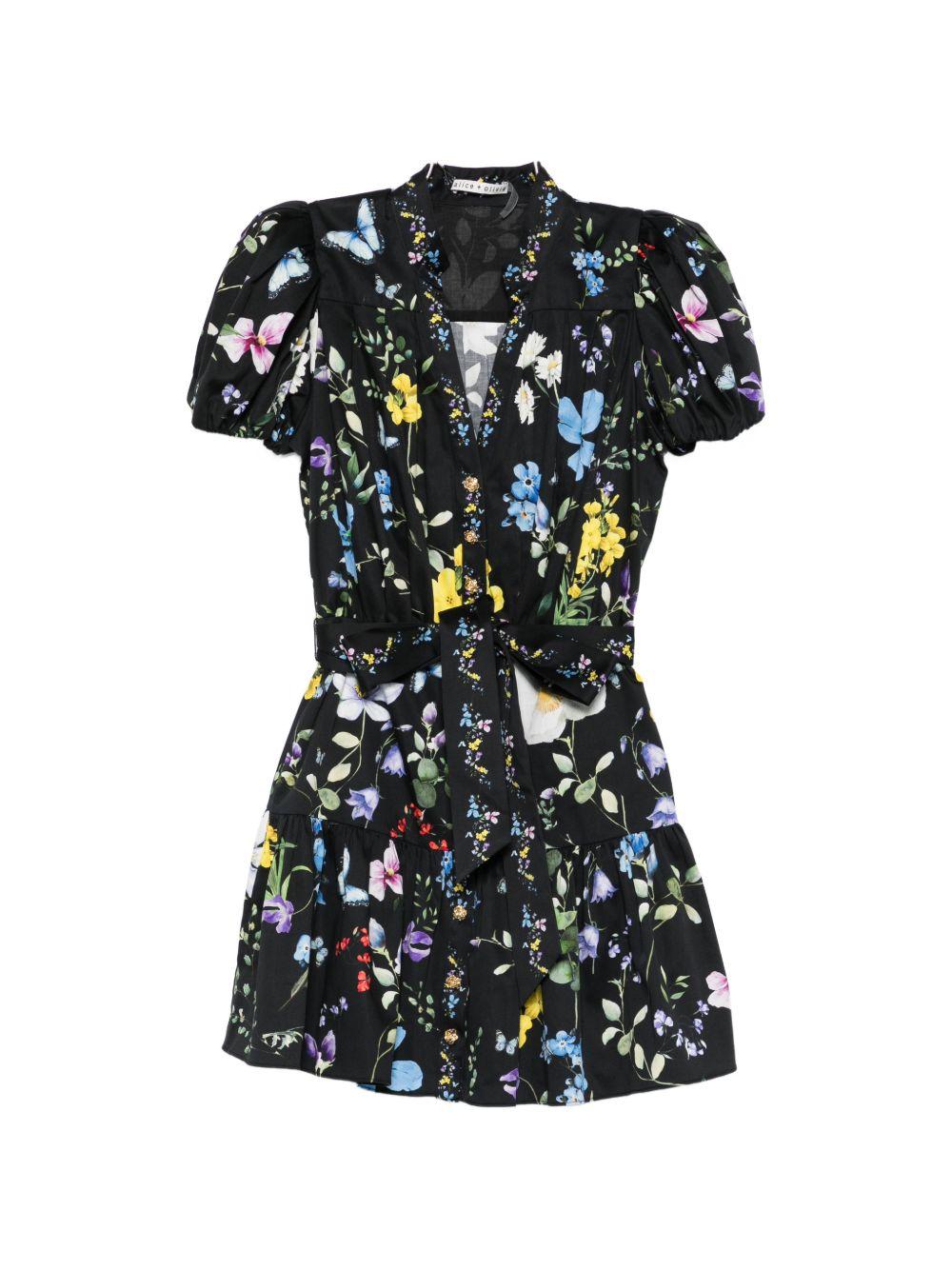 alice + olivia dresses nero - women