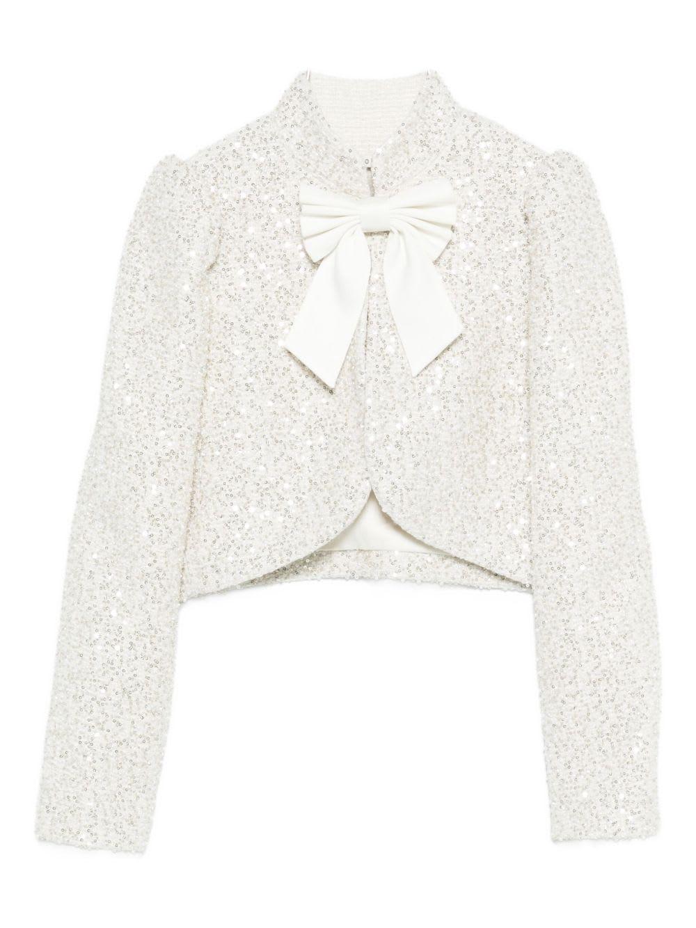 alice + olivia ilaria bow jacket