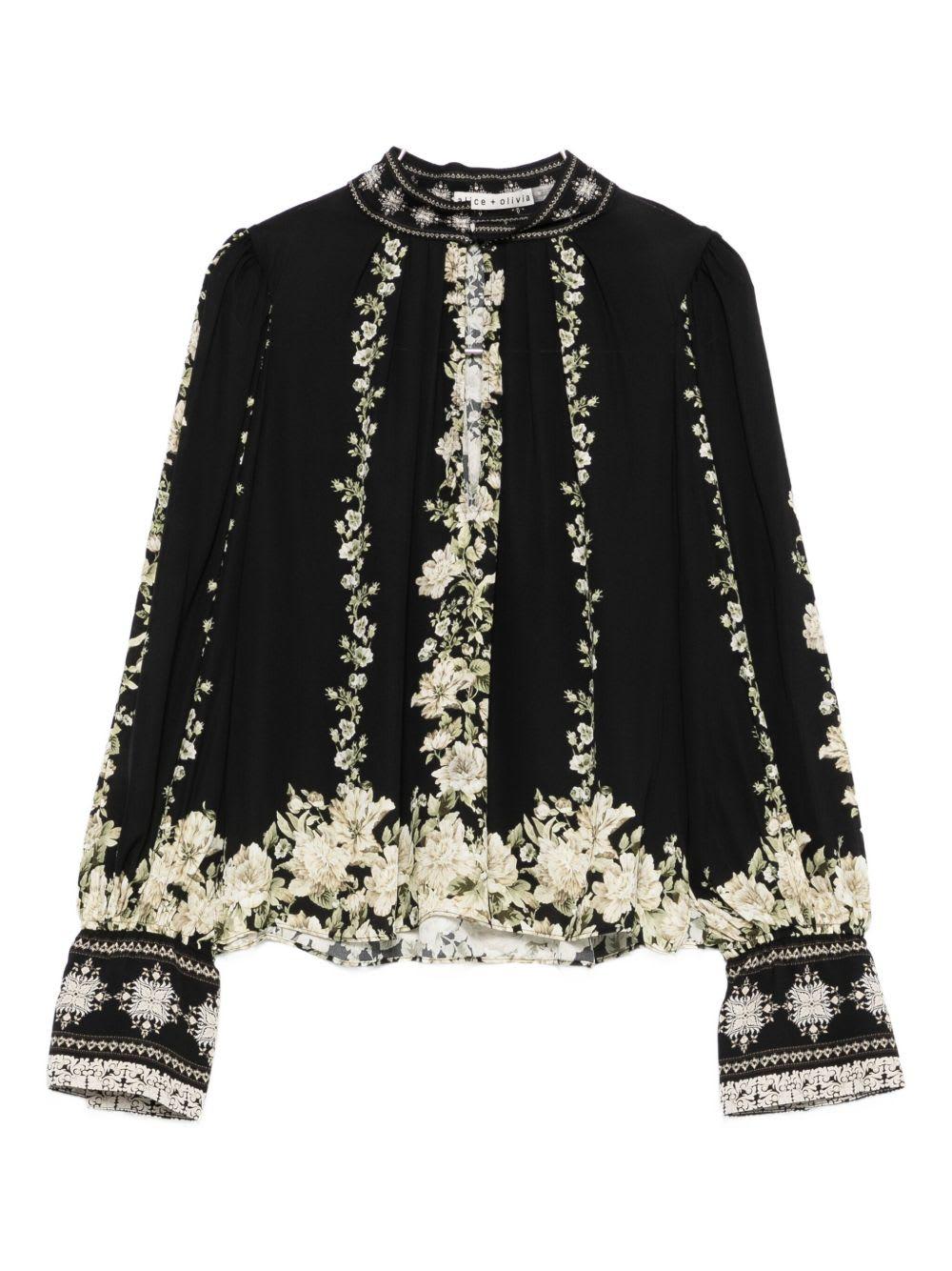 alice + olivia marion blouse