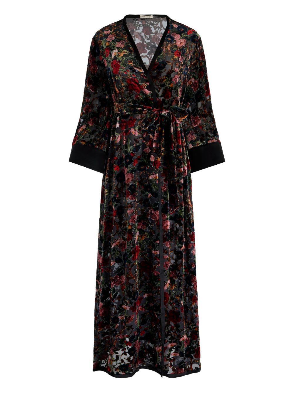 alice + olivia nomi maxi kimono