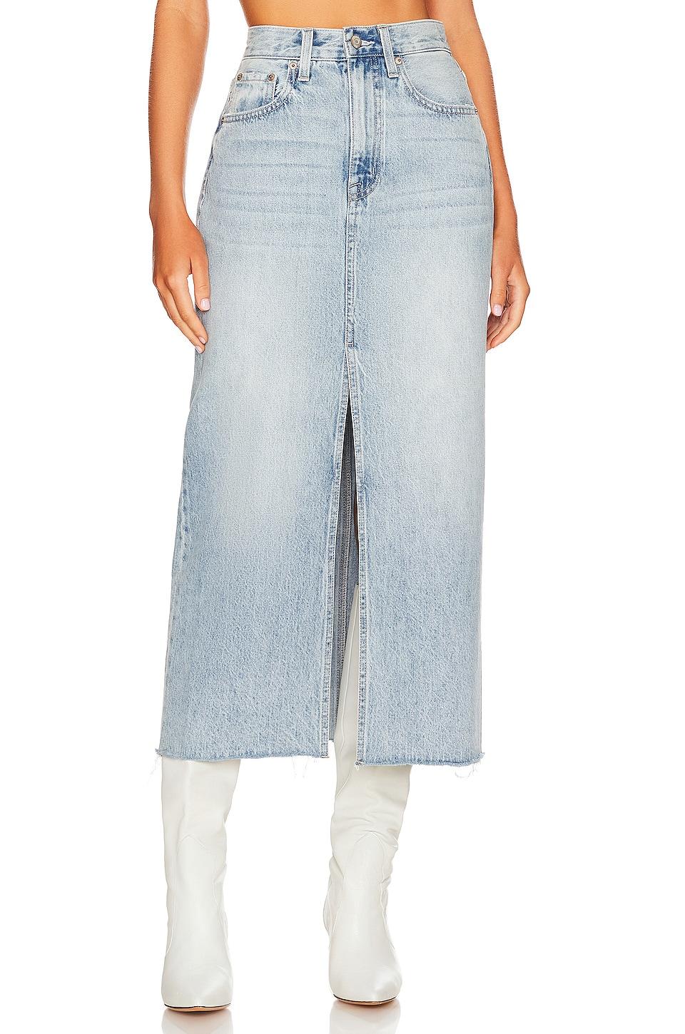 alice high rise midi skirt