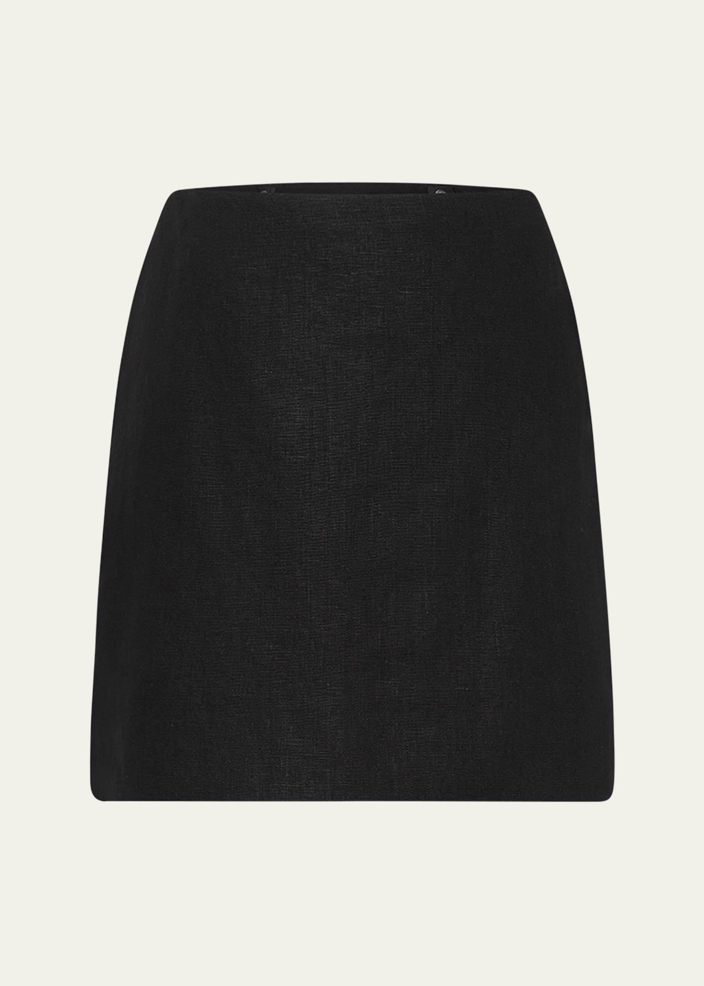 alice linen mini skirt