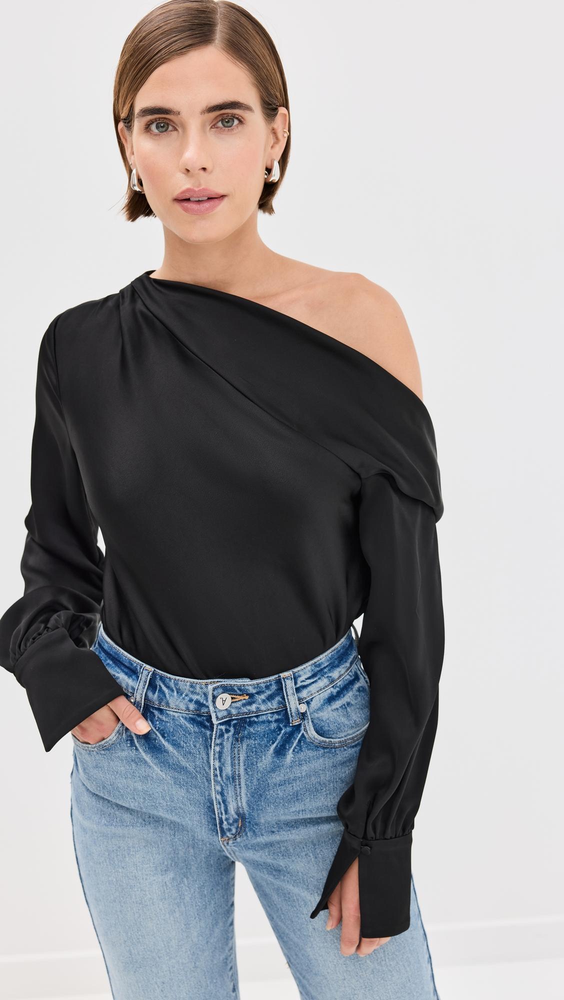 alice one shoulder top