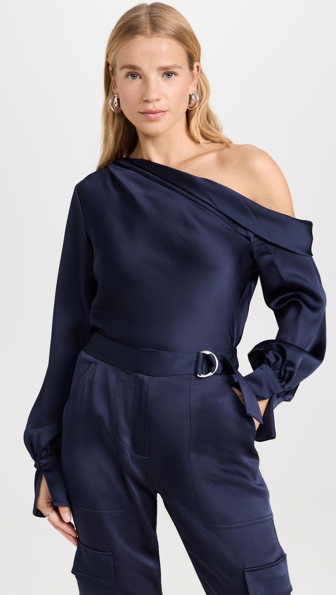 alice one shoulder top