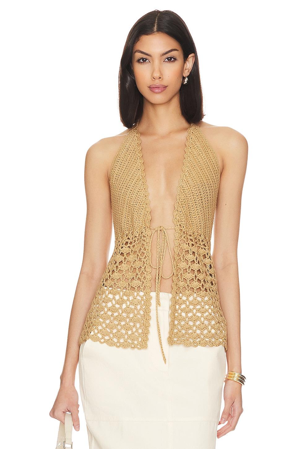 alice tie front top