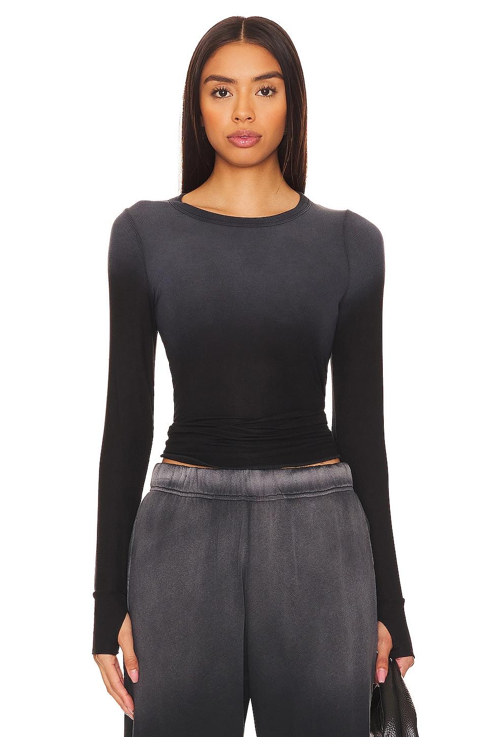 alick rib ombre long sleeve