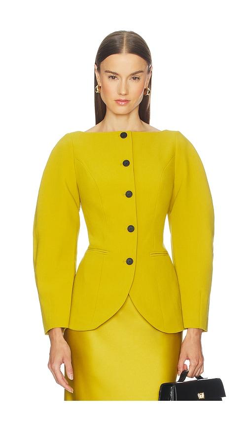 aligne artemis blazer in yellow.