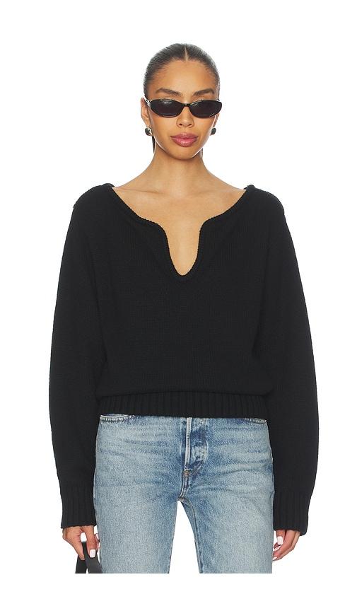 aligne dominique jumper in black.