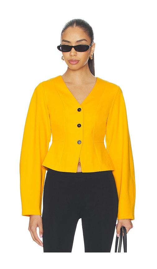 aligne doyer ponte top in yellow.