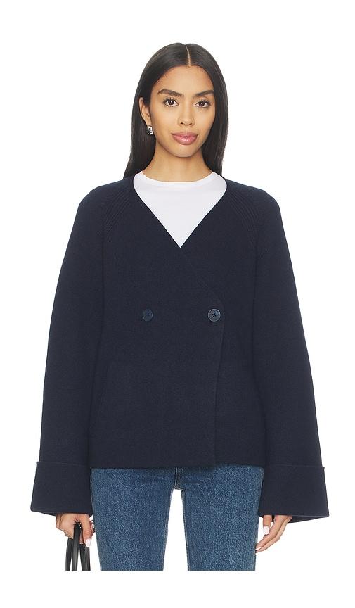 aligne hampton cardigan in navy.