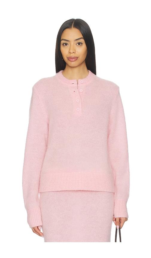 aligne henny knit jumper in pink.