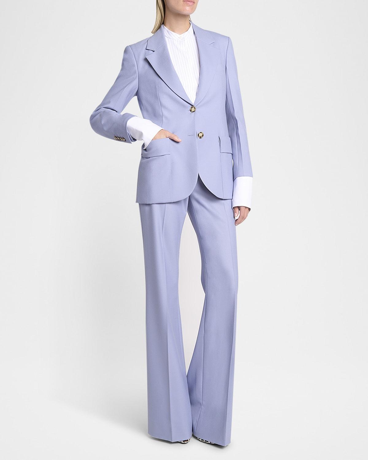 alina wide leg wool trousers