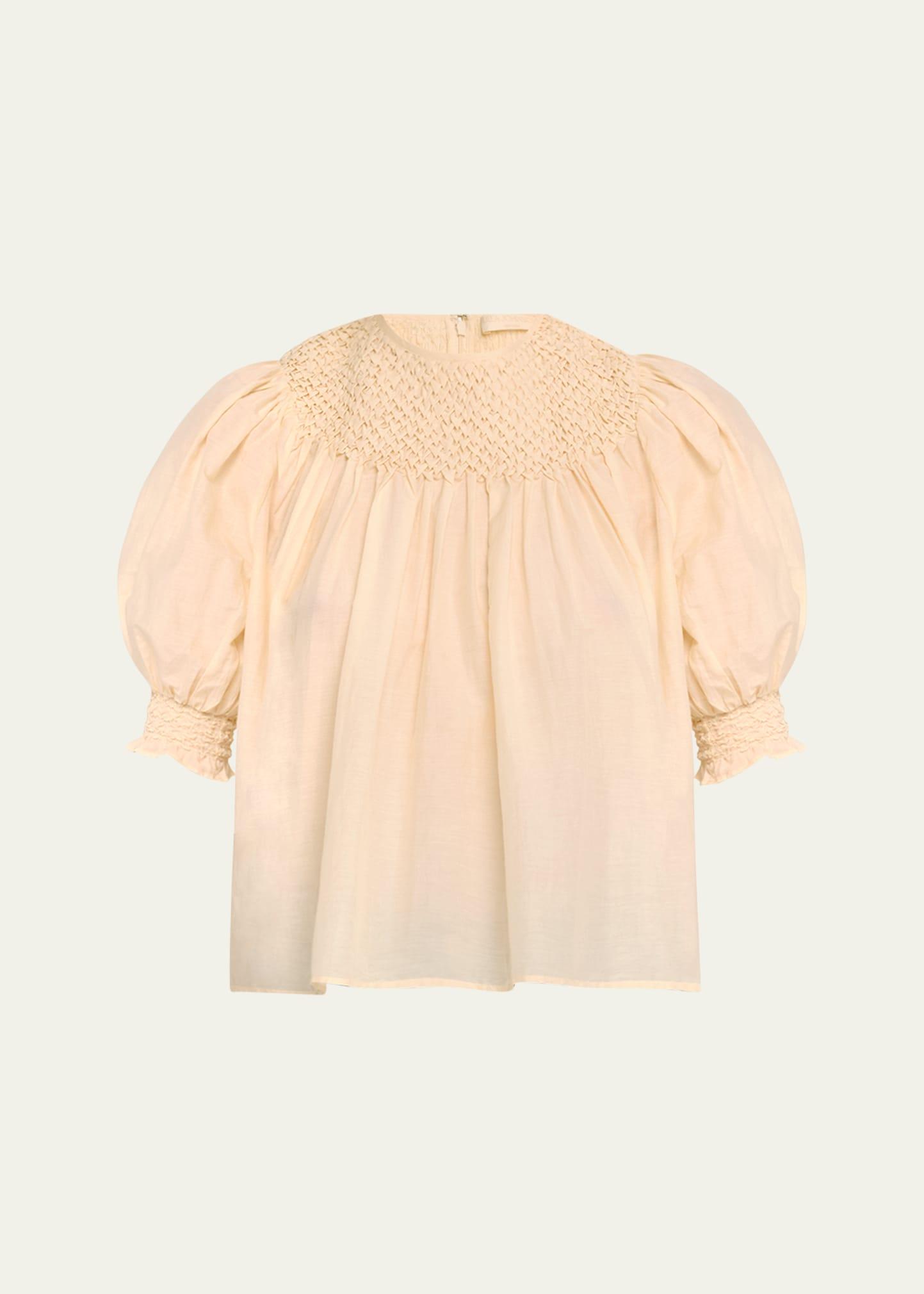alita puff-sleeve blouse