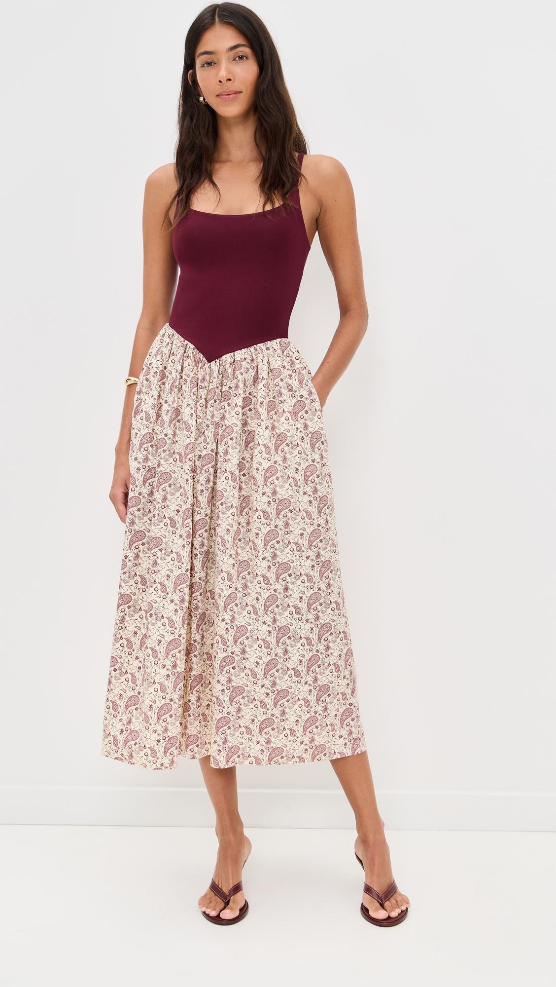 alix paisley dress