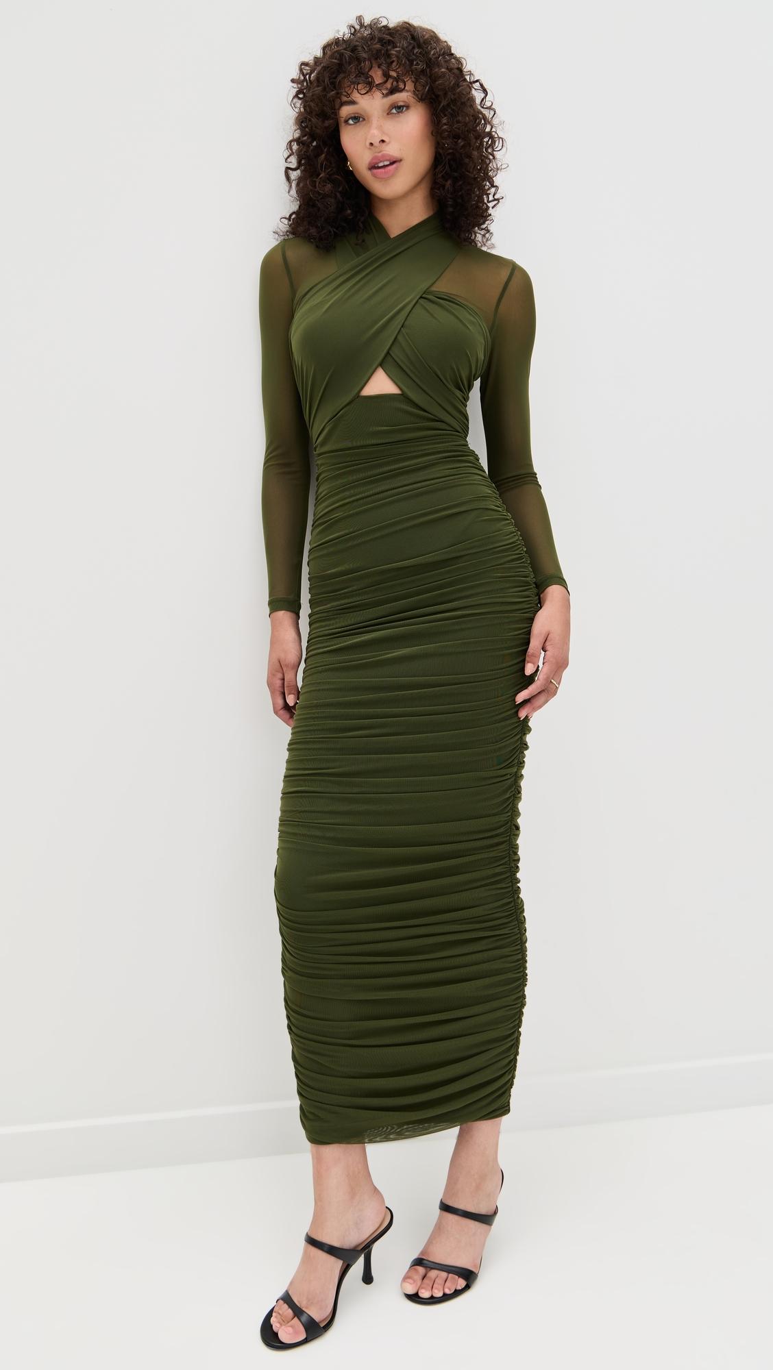 aliyah long maxi dress