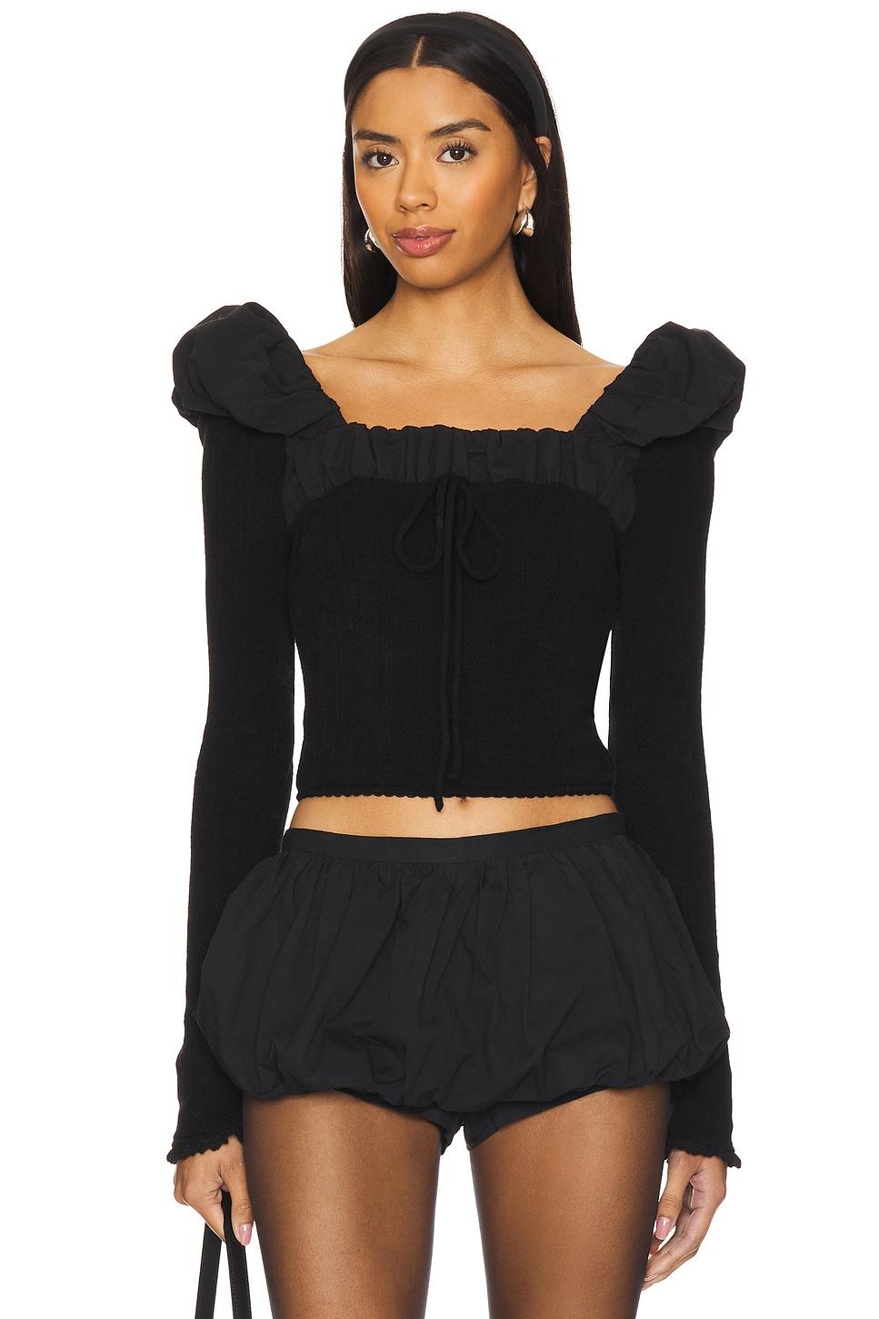 aliyah pointelle top