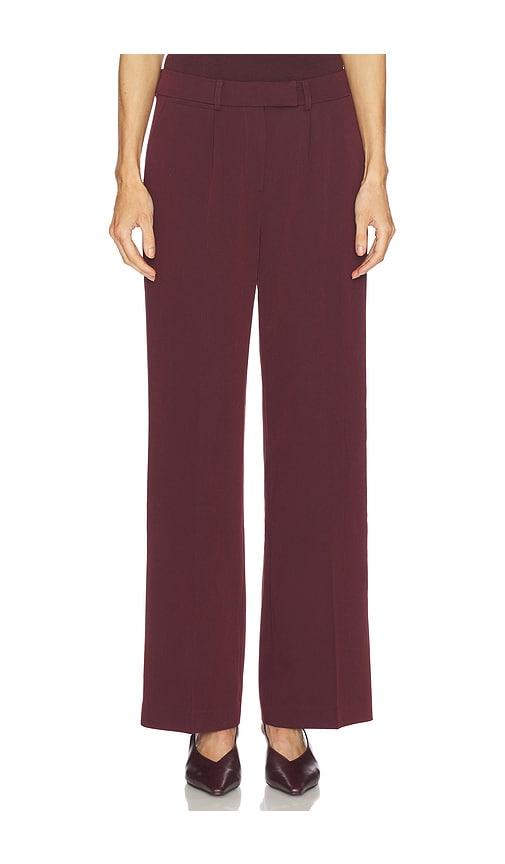 all my love renee pants in burgundy.