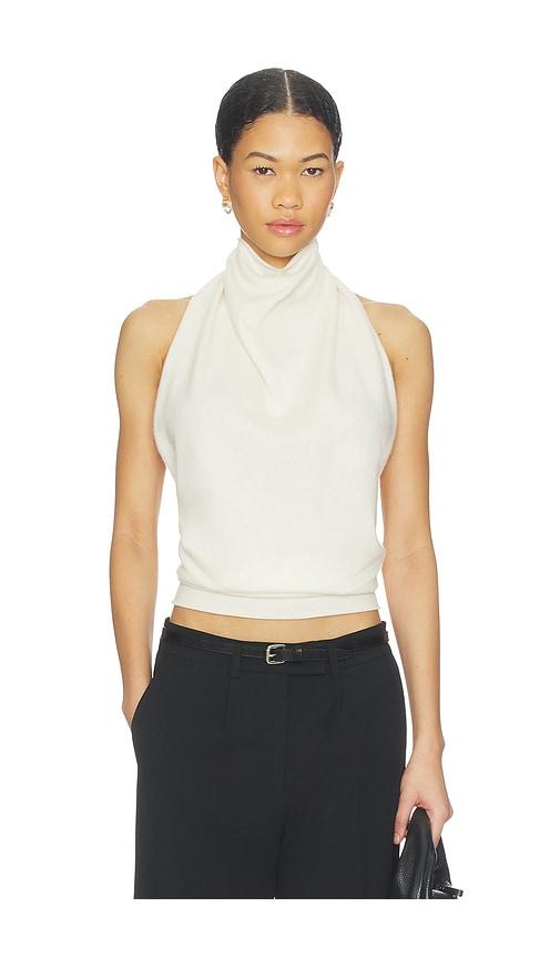 all my love tara shawl top in ivory.