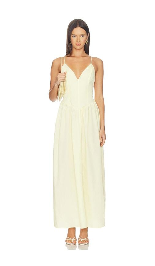 all the ways adia maxi dress in yellow.