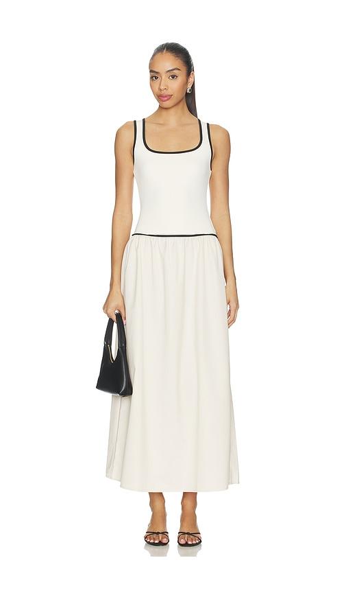 all the ways alicia maxi dress in cream.