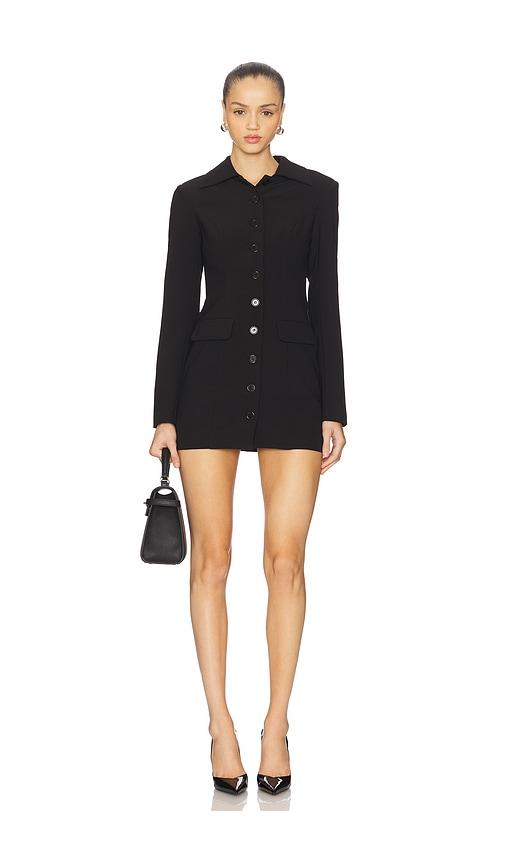 all the ways alina mini dress in black.