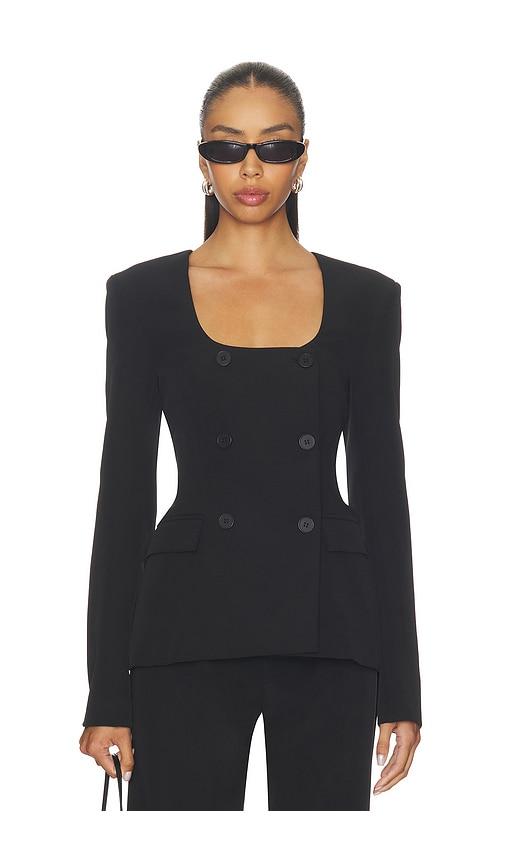 all the ways aubriella blazer in black.