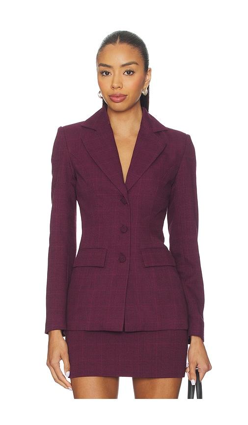 all the ways aurelia blazer in wine.