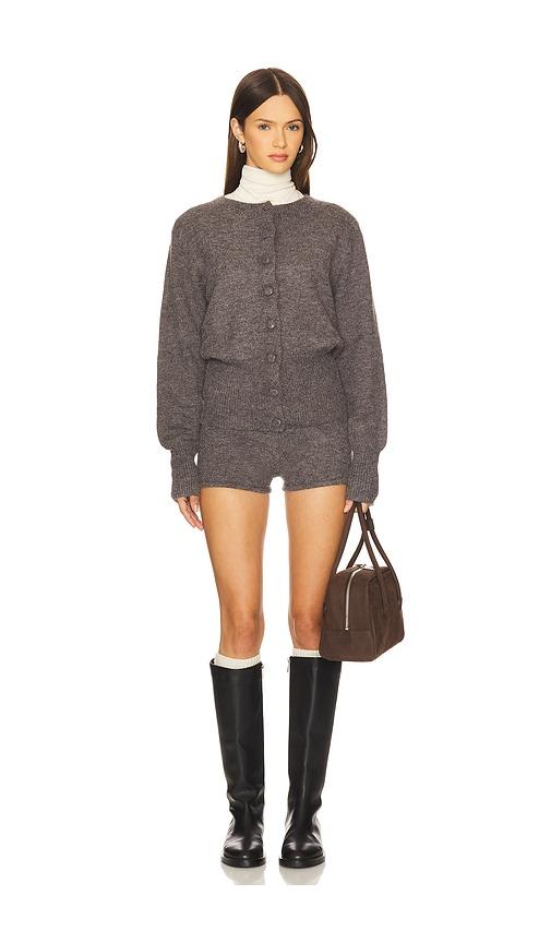 all the ways belle short set in grey.