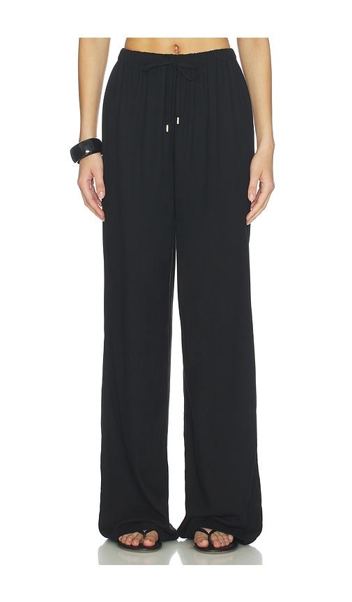 all the ways beth drawstring pant in black.