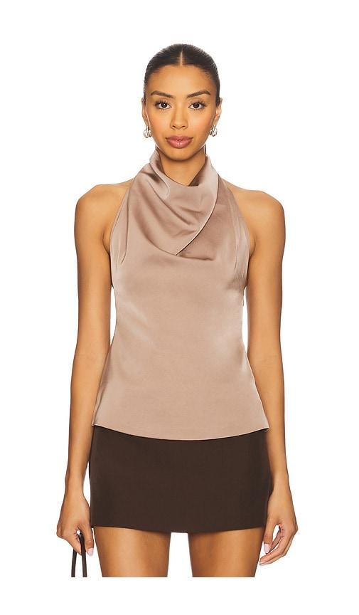 all the ways beth halter top in nude.