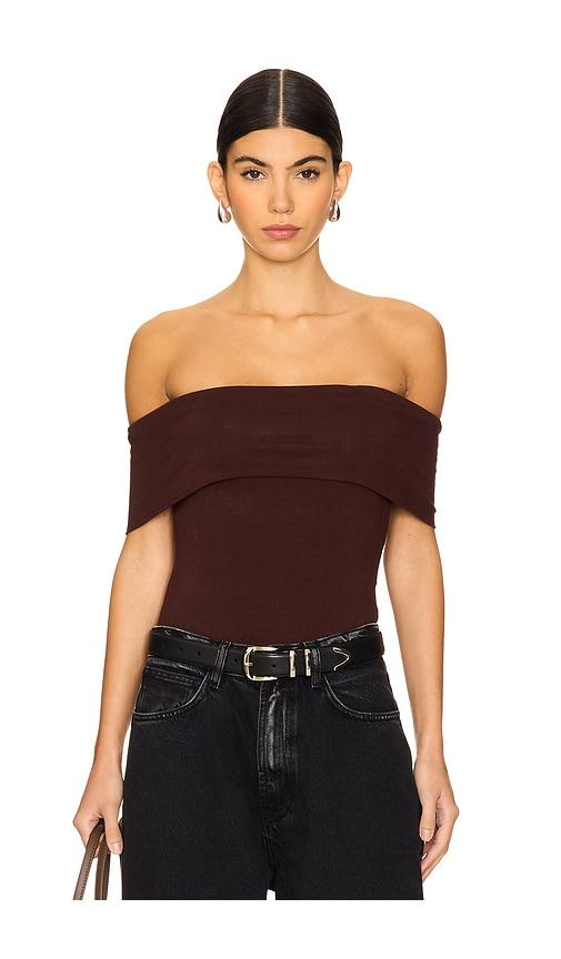 all the ways brynn bodysuit in chocolate.