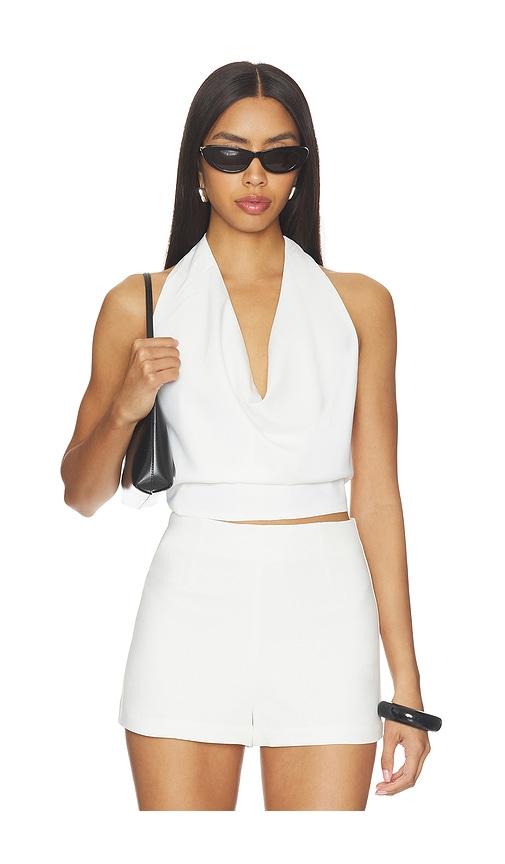 all the ways calianna halter top in ivory.