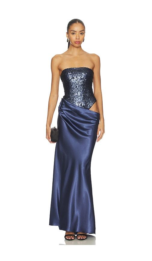 all the ways carrie maxi dress in navy.