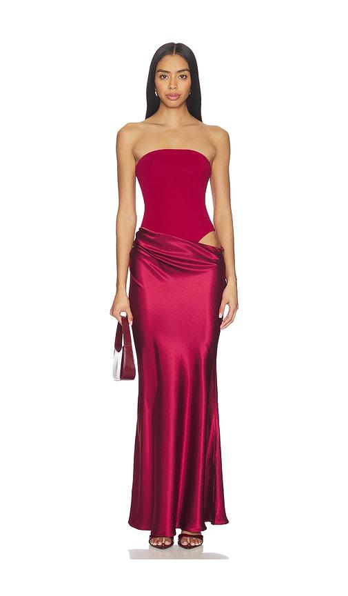 all the ways carrie maxi dress in red.